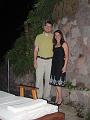 Elizabeth & Ross in our room at Jade Mountain before dinner